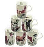 Dog Mugs set of 6